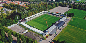 Led verlichting sport | voetbalveld bovenaanzicht FC Dordrecht